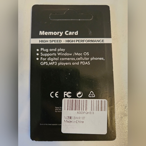 New in packaging Nuilaks 512 GB SD card / memory card - Picture 2 of 2